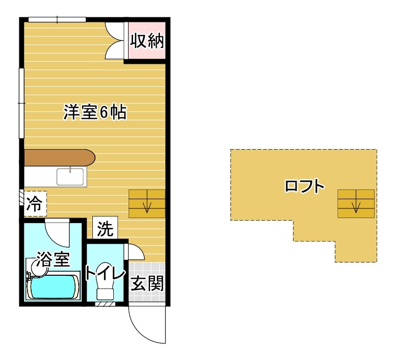 ミントグリーンハイムの間取り