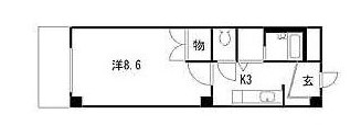 パークサイド鷹匠の間取り