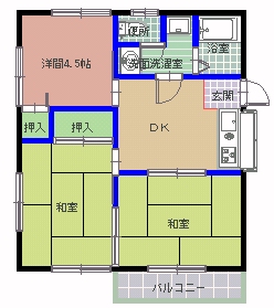 大宮タウンハイツの間取り