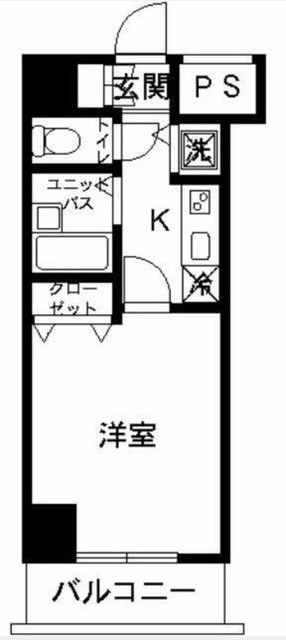 スカイコートルーベンス中目黒の間取り