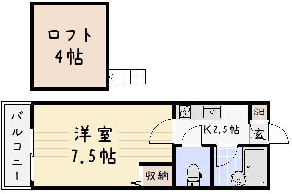 リファレンス企救丘Ａ・Ｂの間取り