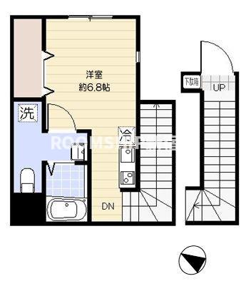 【葛飾区金町のアパートの間取り】