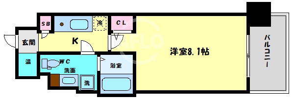 グラマシー京橋の間取り