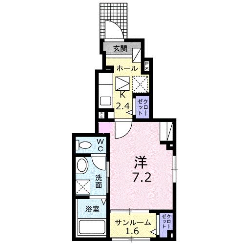 グリーンピア　Ｂの間取り