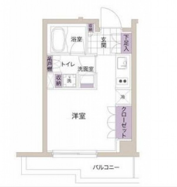 ステラコート洗足の間取り