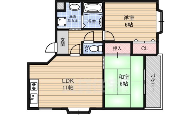 大成マンションの間取り