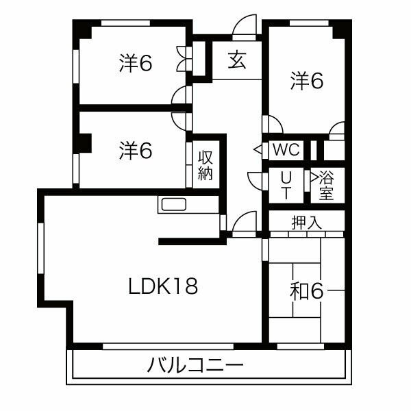 サンシャイン近藤の間取り