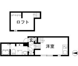 名古屋市守山区町南のアパートの間取り