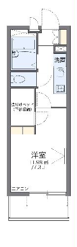 レオパレスツツミ館の間取り