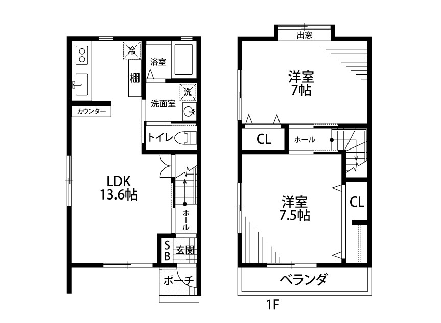 ヴィアーレ割前の間取り