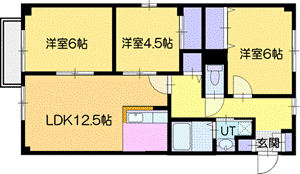 エンデヴァー弐番館の間取り