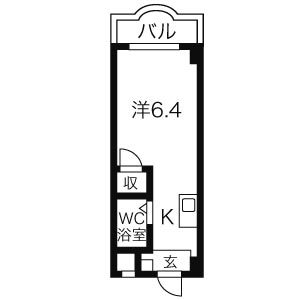 クレールショーワ　III棟の間取り