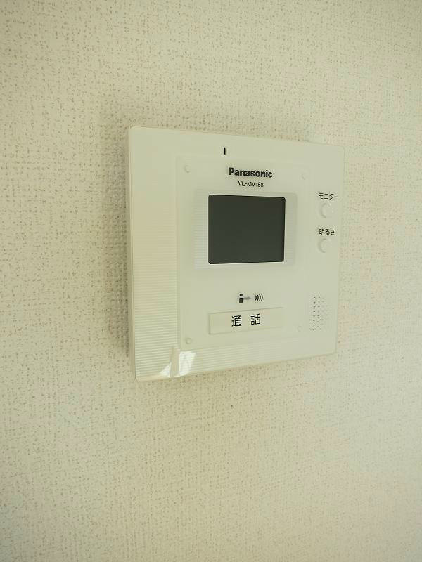 セキュリティ　来訪者の姿を確認できます。