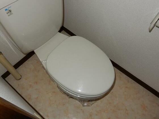 洗面設備　実際は温水洗浄暖房便座です