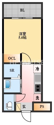 デ・クメール寺町通りの間取り