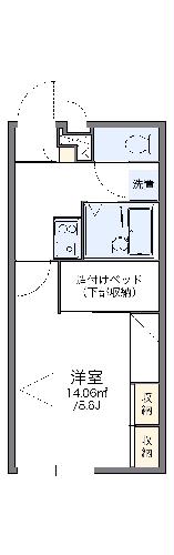 レオパレスやまゆりの間取り