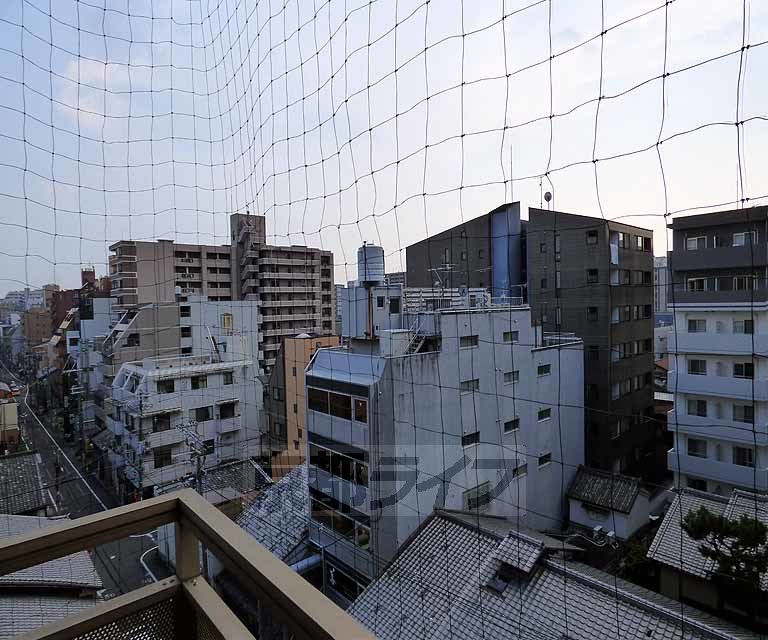 【京都市中京区三坊西洞院町のマンションの眺望】