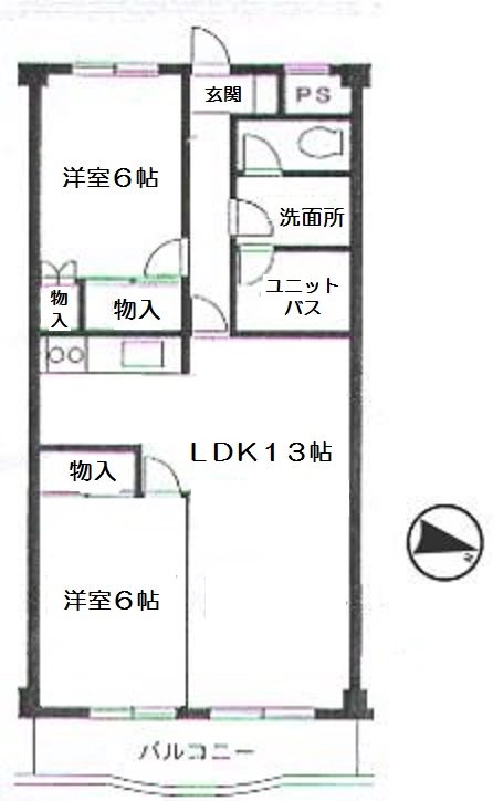 コーポラス本郷台の間取り