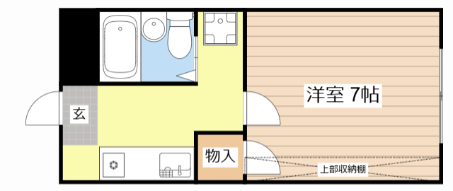 Ｋマンション日夏の間取り