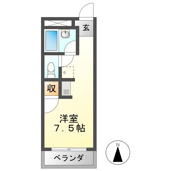 エントピア岐阜 Iの間取り