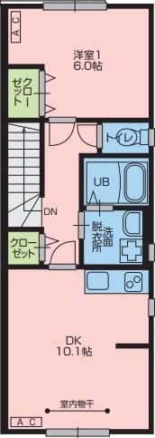 Cout Luana　（コート・ルアナ）築1年　2階建の間取り