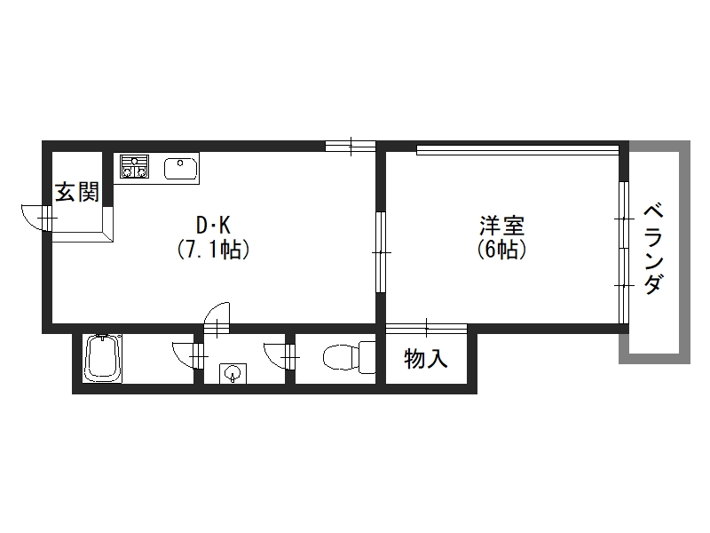 北園ハイツの間取り