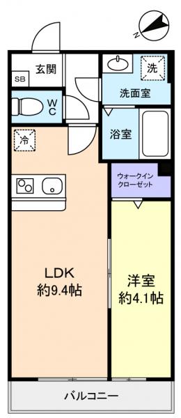 カサグランデVIIの間取り