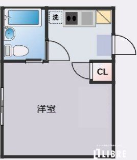 国分寺市東元町のアパートの間取り