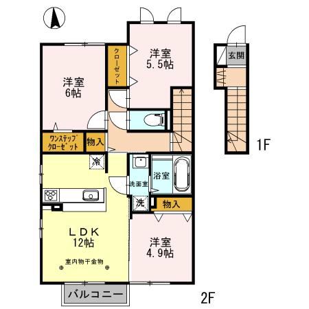 【メゾン・ド・グラシアの間取り】