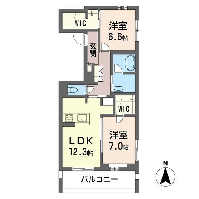 リヴァルーテの間取り