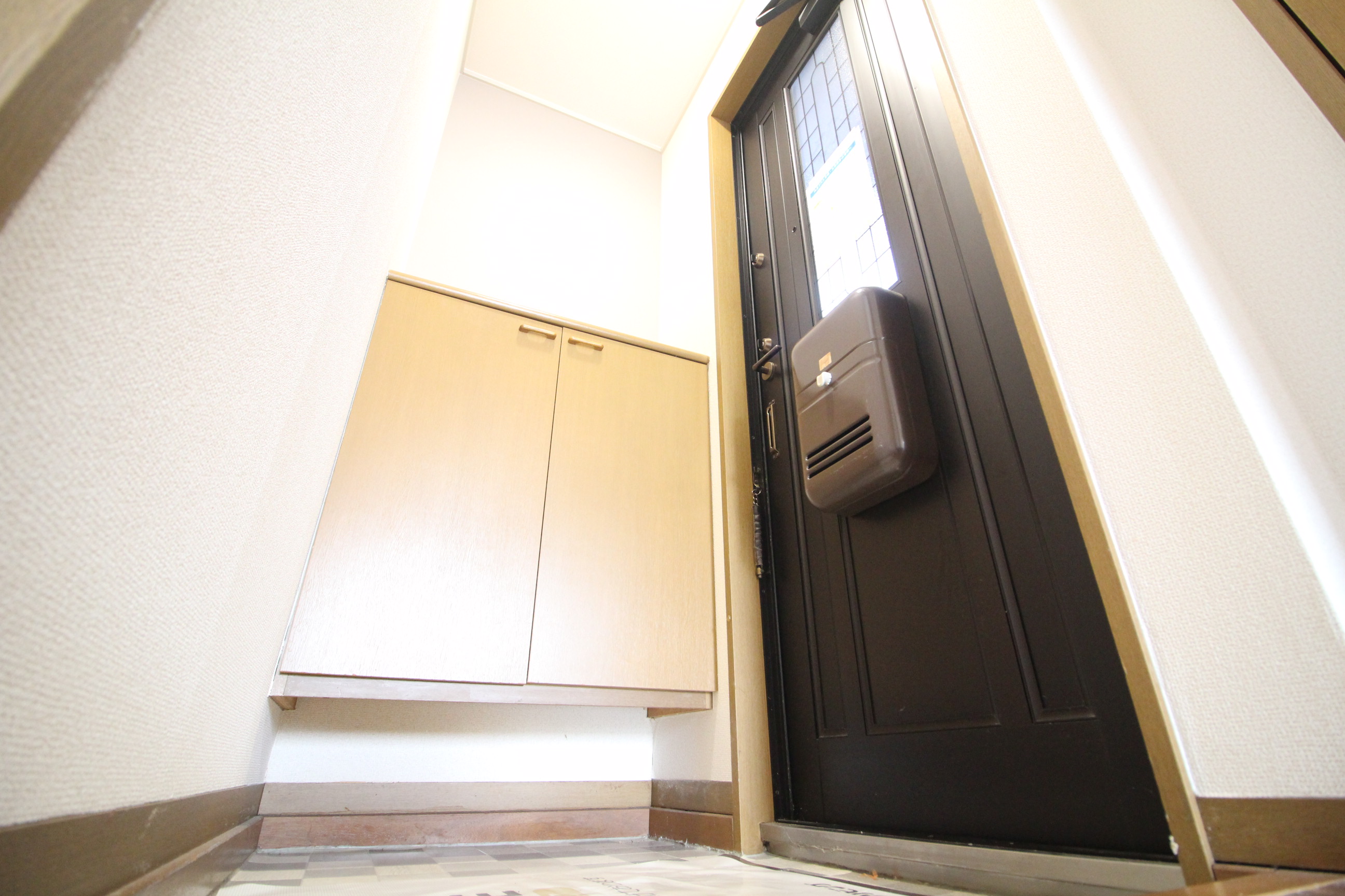 玄関　シューズBOXあります♪