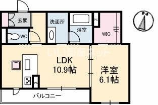 シャーメゾン　ベテルギウスの間取り