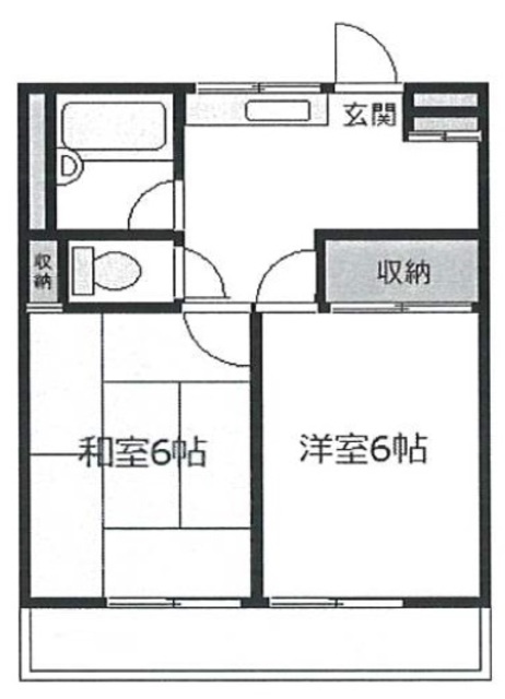 アイコーポ70号棟の間取り