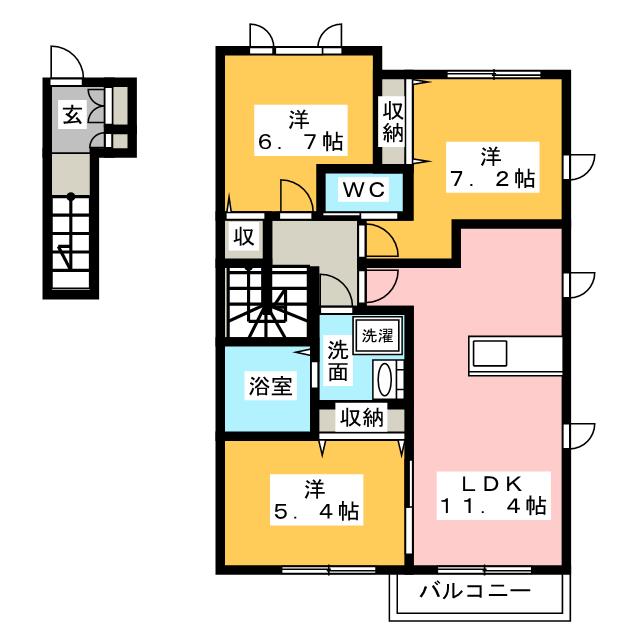 ラピュタIVの間取り