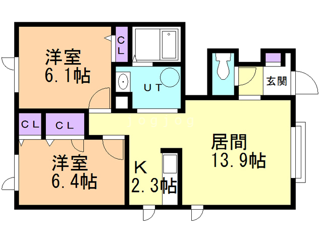 ミュンヘン福住の間取り