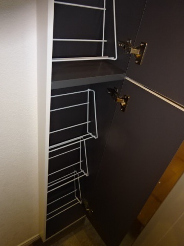 収納　室内洗濯置場