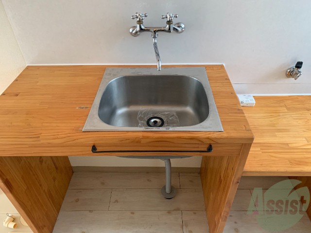 洗面設備　こちらのお部屋は洗面台がないのでこちらを撮影しました。