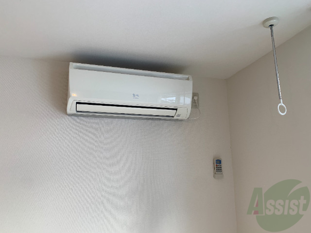 その他設備　エアコンが設置してありますので、寒暖対策もばっちり。