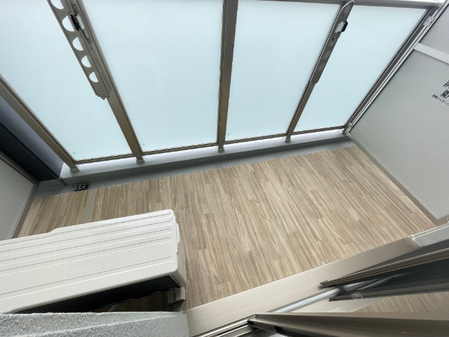 バルコニー　６０５号室の写真です。