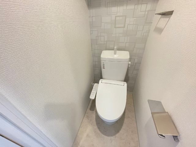 トイレ　６０５号室の写真です。