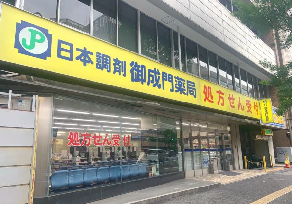 ドラックストア　日本調剤御成門薬局（ドラッグストア）まで173m