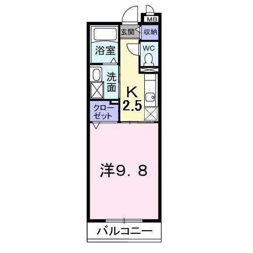 プラティークヌーヴォーの間取り