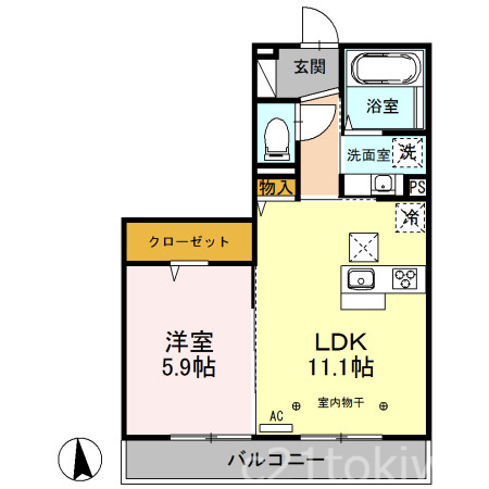 オリヴィエの間取り