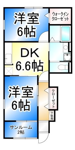 ウエストレジデンスの間取り