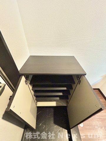 収納　収納のためのスペースです