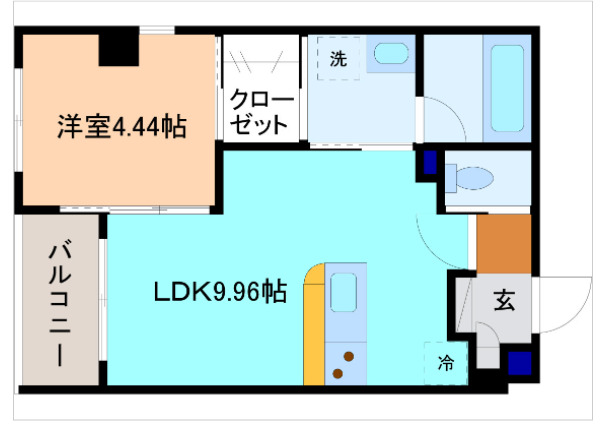 コルテーレ荒町の間取り