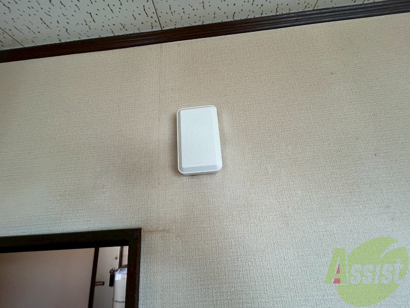 セキュリティ　来客時にはこちらのチャイムが鳴りますよ。