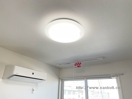 その他設備　エアコン・照明・室内物干し