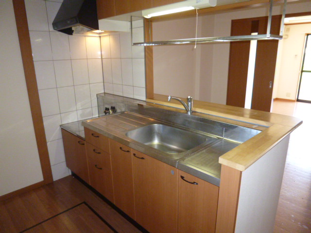 キッチン　ガスコンロ設置可