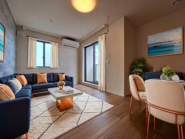 居室・リビング　CG家具のため実際は家具が付きません